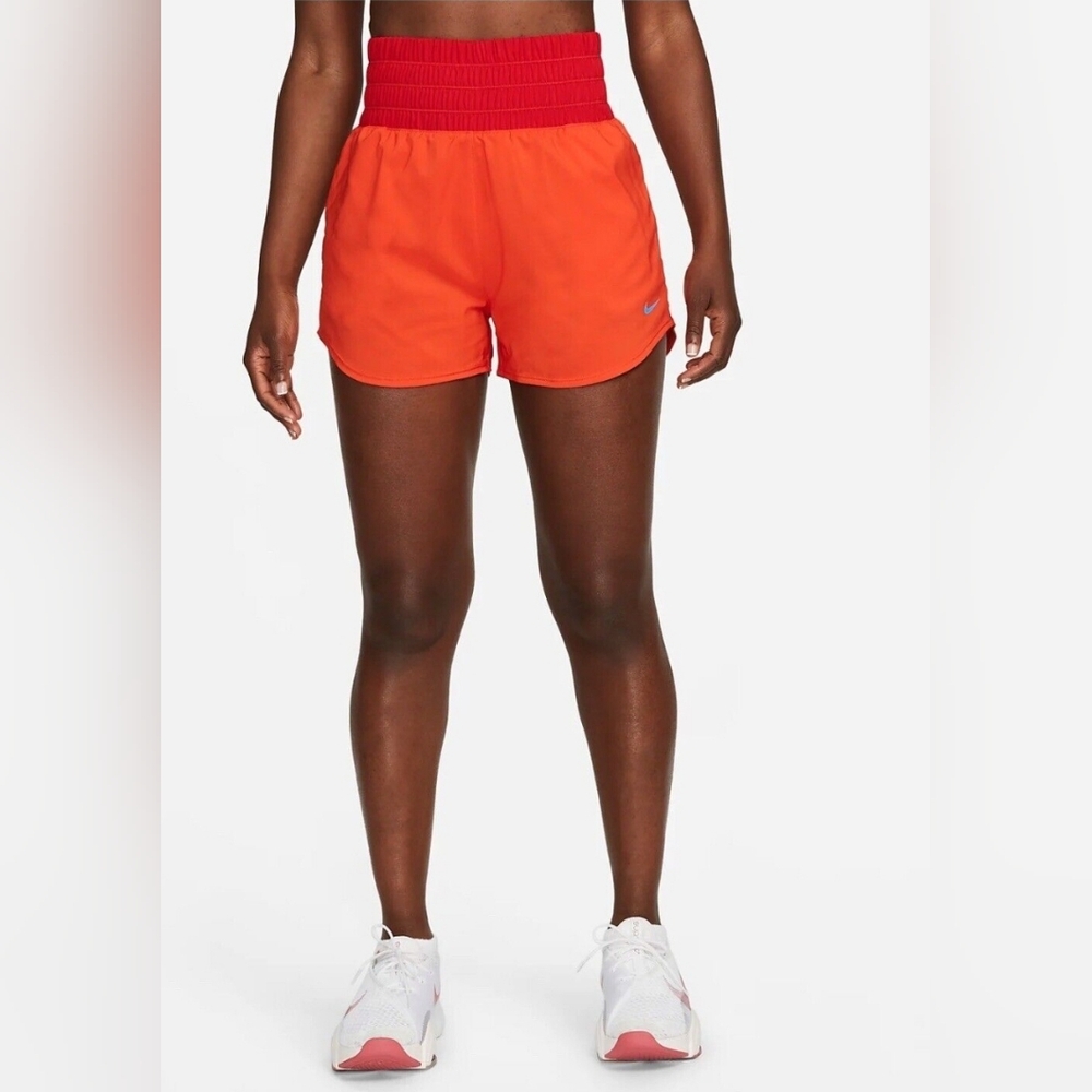 Nike Women's Dri-fit One Ultra High-waisted 3" Brief-lined Shorts Size Small NWT - Picture 2 of 14